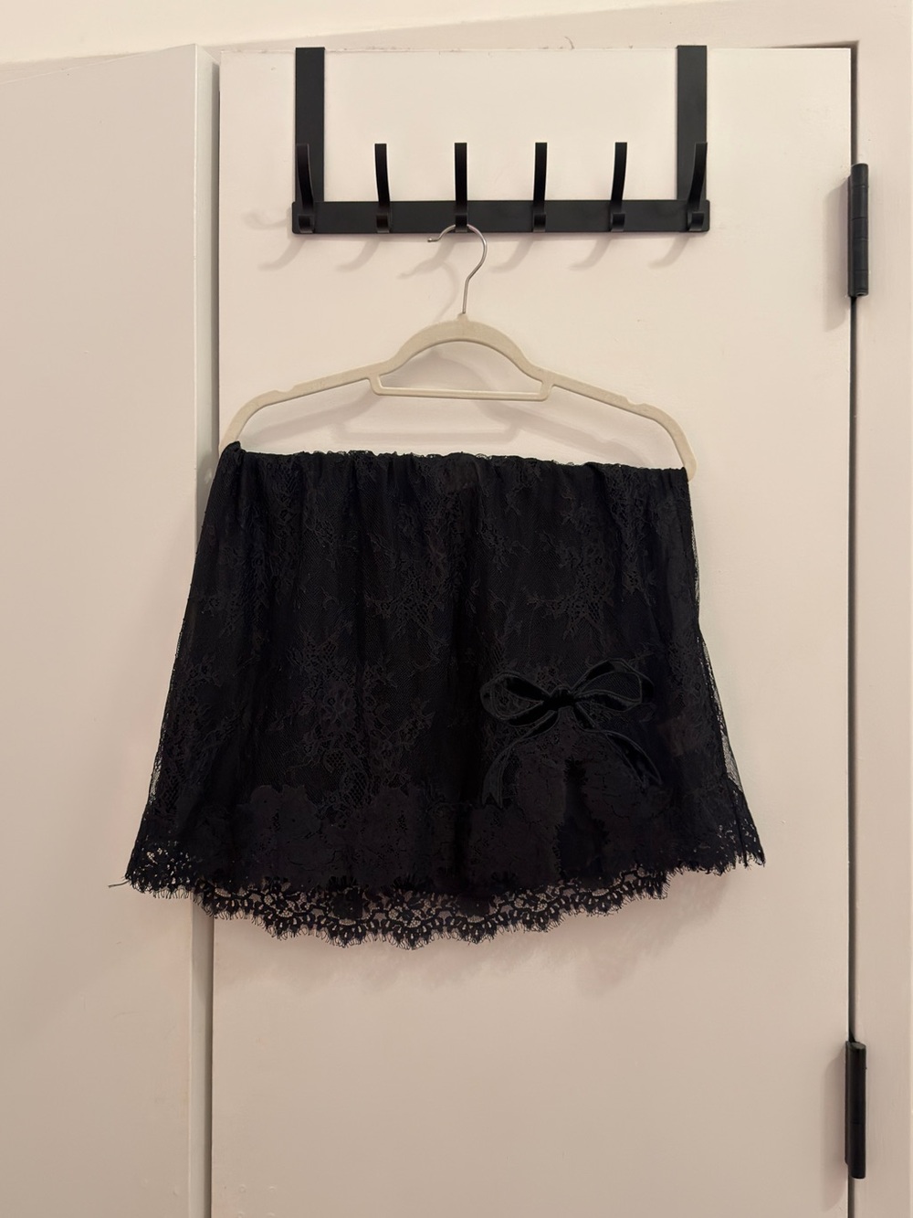 Doen YSABELLE BLACK LACE SKIRT, XL